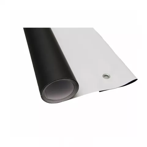 FST Двусторонний виниловый фон Черный/белый матовый 1,60 x 3,40 метра