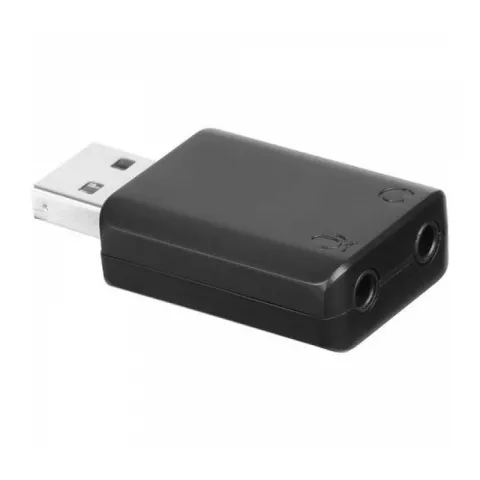 Boya BY-EA2 Адаптер USB 2.0 Тип А  вход для микрофона TRS 3,5мм и выход для наушников TRS 3,5мм