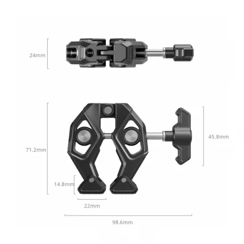 SmallRig 5319 Универсальный держатель-струбцина Crab-Shaped Clamp