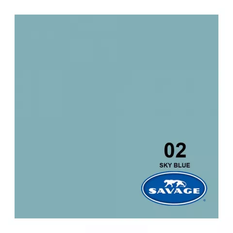 Savage 2-86 SKY BLUE бумажный фон Небесно Голубой 2,18 х 11 метров