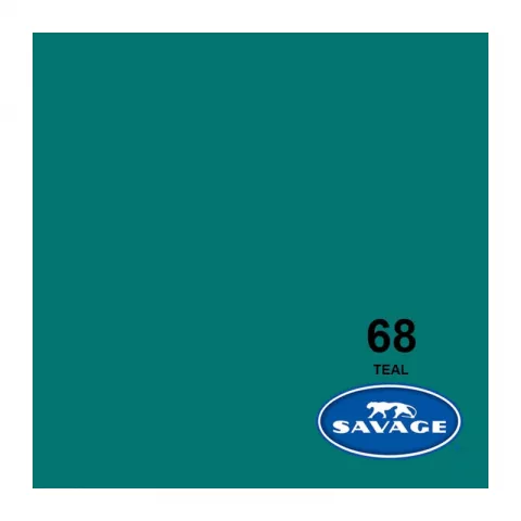 Savage 68-12 TEAL бумажный фон сине-зеленый 2,72 х 11,0 метров