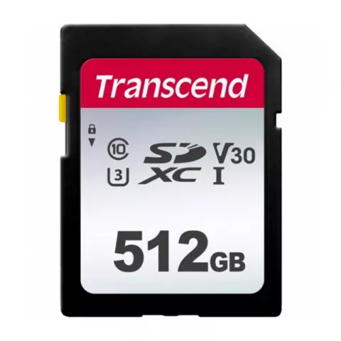 Карта памяти SD 512GB Transcend 300S SDXC UHS-I U3 V30 [TS512GSDC300S]