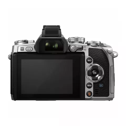 Цифровая фотокамера Olympus OM-D E-M1 Kit (EZ-M1240) серебристая
