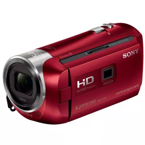 Купить Видеокамера Sony HDR-PJ240E красная со встроенным проектором - в фотомагазине Pixel24.ru, цена, отзывы, характеристики