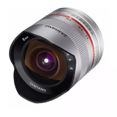 Объектив Samyang 8mm f/2.8 Fisheye APS-C Sony E-mount II Silver (APS-C)