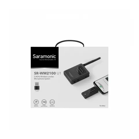 Saramonic SR-WM2100 U1 (TX + RXU) Компактная двухканальная радиосистема с разъемом USB C