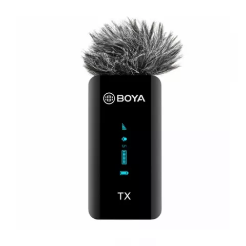 Boya BY-XM6-S1 Миниатюрная 2,4ГГц Двухканальная беспроводная микрофонная система