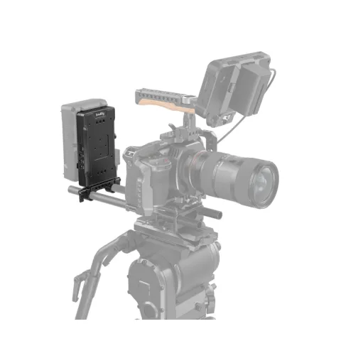 SmallRig 3203B Адаптер крепления аккумулятора V Mount Battery Adapter Plate with Dual 15mm Rod Clamp