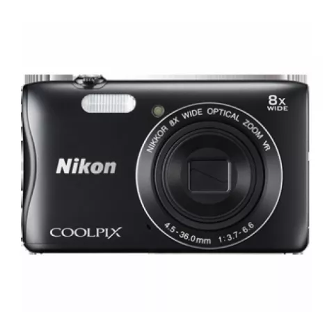 Цифровая фотокамера Nikon Coolpix S3700 Black