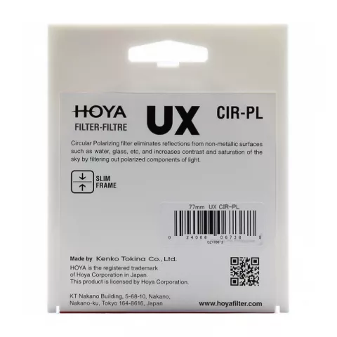 Светофильтр Hoya PL-CIR UX 46mm поляризационный