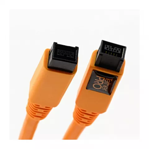 Кабель Tether Tools TetherPro FireWire 800 9-Pin to 9-Pin 4.6m Orange (FW88ORG)