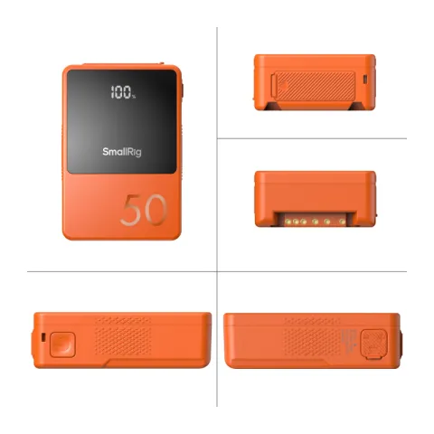 SmallRig 4871 Аккумулятор литий-ионный VB50 mini V Mount Battery (Orange)