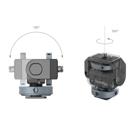 SmallRig 3809B Поворотный держатель монитора облегченный Monitor Mount with Cold Shoe