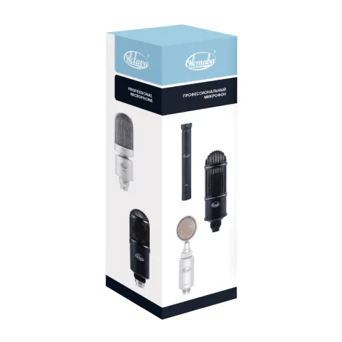 Микрофон Октава МК-319 Конденсаторный, черный (картонная коробка)