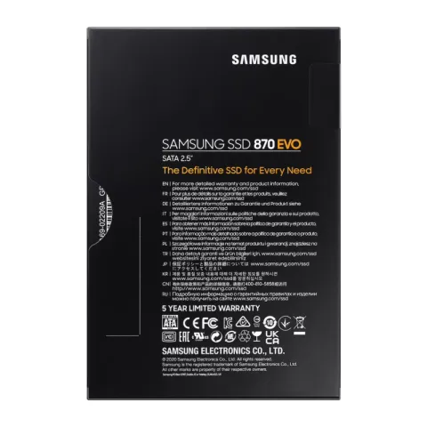 Твердотельный накопитель Samsung SSD 500GB 870 EVO SATA3
