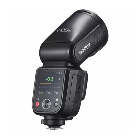 Вспышка накамерная Godox V100F TTL с круглой головкой для Fujifilm