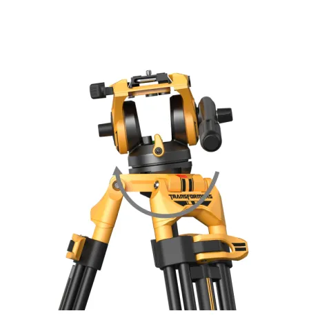 SmallRig 5523 штатив AD-01 (BumbleBee Edition) с видеоголовой/алюминиевый Heavy-Duty Fluid Head