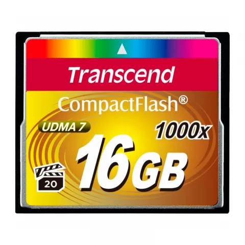 Карта памяти Transcend TS16GCF1000 CF 16GB 1000X