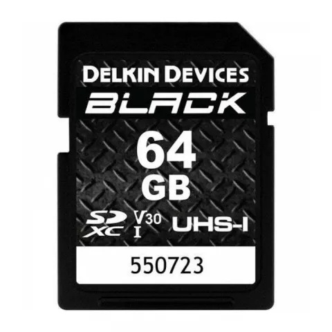 Delkin Devices Black Rugged SDXC 64GB UHS-I V30 90/90Mb/s (DDSDBLK-64GB)