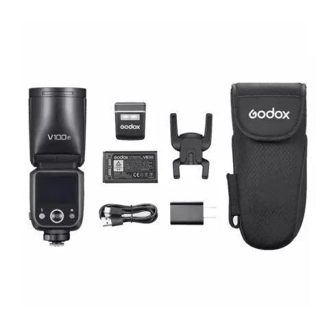 Вспышка накамерная Godox V100F TTL с круглой головкой для Fujifilm
