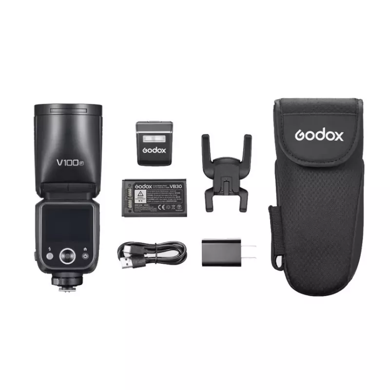 Вспышка накамерная Godox V100F TTL с круглой головкой для Fujifilm