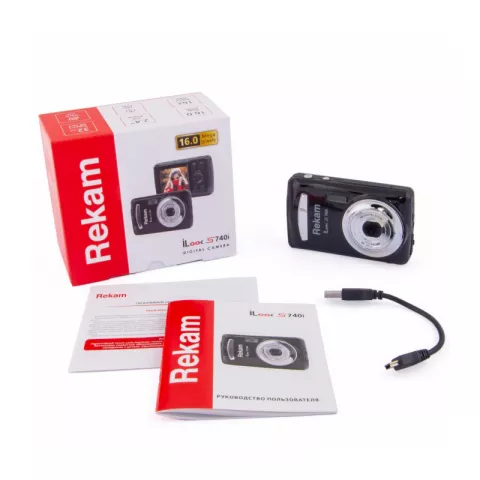 Цифровая камера Rekam iLook 740i чёрный