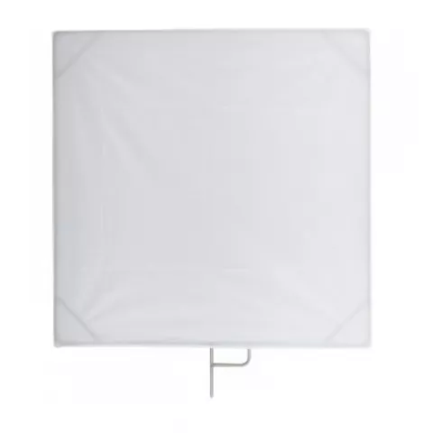 E-Image F04-48 Flag panel stainless steel diffusion white Флаг белый просветный 120x120 cm