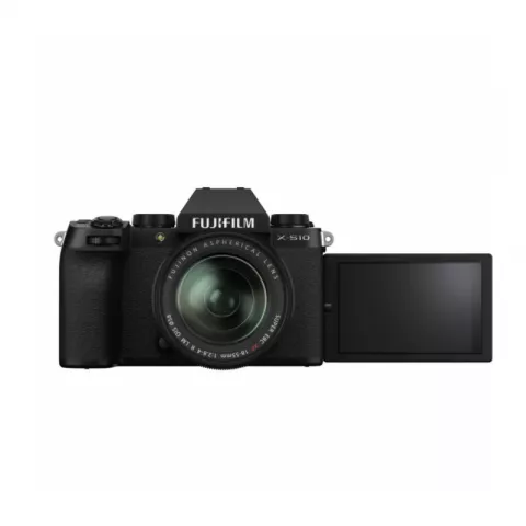 Цифровая фотокамера Fujifilm X-S10 Kit XF 18-55mm F2.8-4 R LM OIS Black + адаптер Fringer EF-FX Pro II