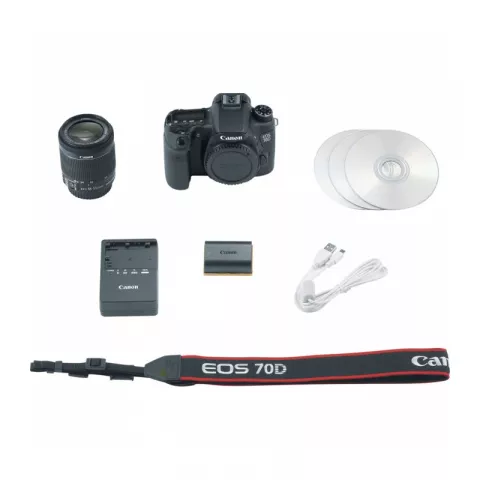Зеркальный фотоаппарат Canon EOS 70D Kit 18-55 IS STM