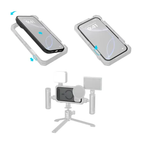 SmallRig 5551 Чехол для смартфона iPhone 17 Pro Max FilMov Lightweight Photography Case (Black)