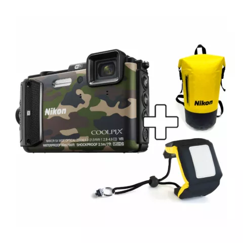 Цифровая фотокамера Nikon Coolpix AW130 CM Diving Kit