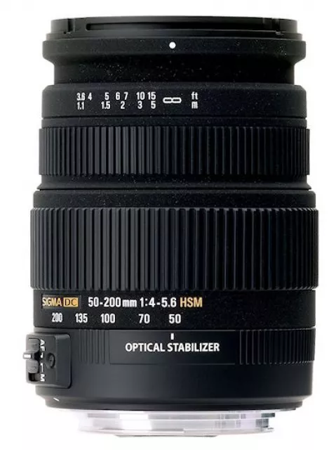 Объектив Sigma AF 50-200mm f/4-5.6 DC OS HSM Nikon F