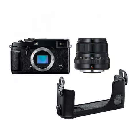 Комплект фотоаппарат Fujifilm X-Pro2 Body + объектив XF23 F2 R WR Black + чехол BLC-XPRO2