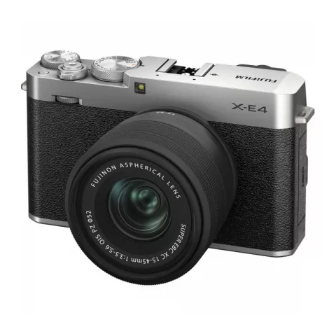 Цифровая фотокамера Fujifilm X-E4 ACC Kit Silver