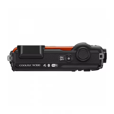 Цифровая фотокамера Nikon Coolpix W300 оранжевая 