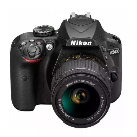 Зеркальный фотоаппарат Nikon D3400 Kit 18-55  II AF-P Black