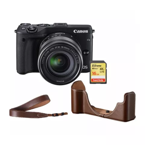 Цифровая фотокамера Canon EOS M3 Kit EF-M Premium Kit   