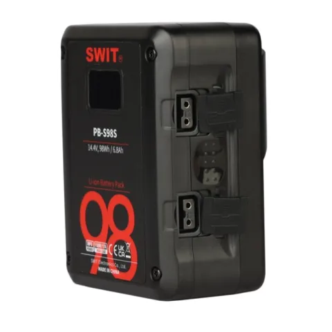 SWIT PB-S98S Аккумуляторная батарея V-Mount для кинокамер 98 Втч разъемы D-Tap, USB-A