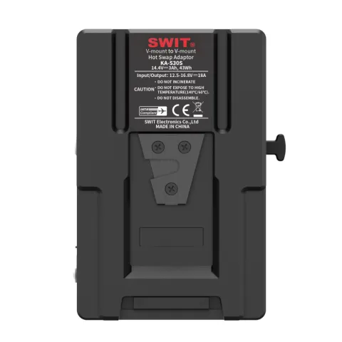 SWIT KA-S30S батарейный переходник с батарей V-Mount на V-Mount для для горячей замены