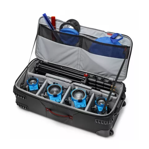 Чемодан-кофр на колесах для осветительного оборудования Manfrotto Pro Light Rolling Camera Organizer 