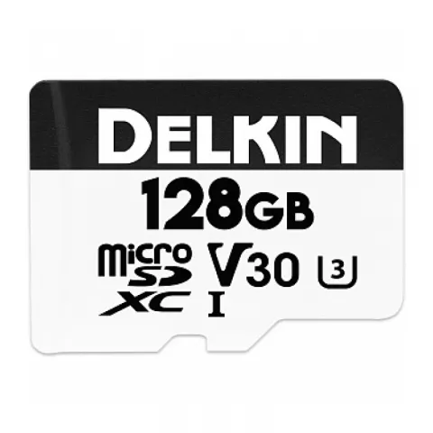 Delkin Devices Hyperspeed microSD 128GB  UHS-I SDXC 100/75MB/s c SD адаптером (DDMSDAHS128G)