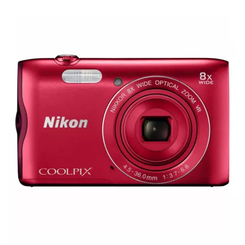Цифровая фотокамера Nikon Coolpix A300 Red