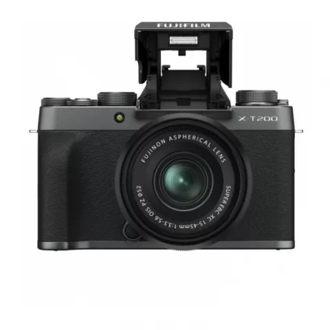 Комплект цифровая фотокамера Fujifilm X-T200 Kit XC 15-45 + объектив XF 60mm f/2.4 R Macro + вспышка Yongnou YN-14EX II Macro