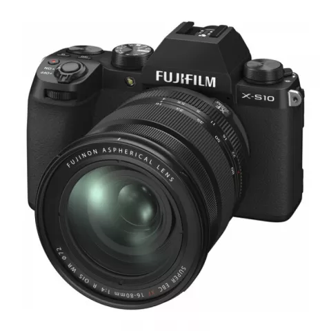 Цифровая фотокамера Fujifilm X-S10 Kit XF 16-80mm F4 R OIS WR Black