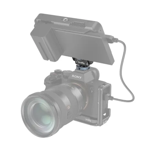 SmallRig 3809B Поворотный держатель монитора облегченный Monitor Mount with Cold Shoe