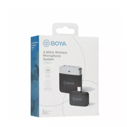 Boya BY-M1LV-U миниатюрная 2,4ГГц беспроводная микрофонная система, USB-C