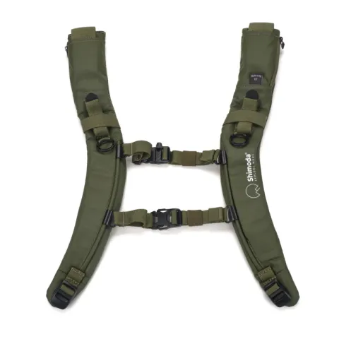 Shimoda Shoulder Strap Women's Simple Petite Army Green Женские ремни для рюкзака 520-262
