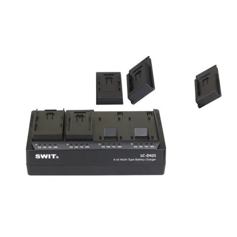 SWIT LC-D421E Зарядное устройство 4-канальное для аккумуляторов  типа Canon LP-E6