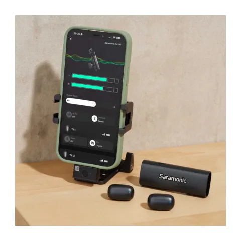Saramonic Air SE-02 Радиосистема 2,4 ГГц 2 приемника + 2 передатчика, разъемы Type-C и Lightning