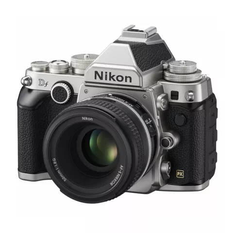 Зеркальный фотоаппарат Nikon Df Kit 50 mm f/1.8 G AF-S Silver Special Edition Lens